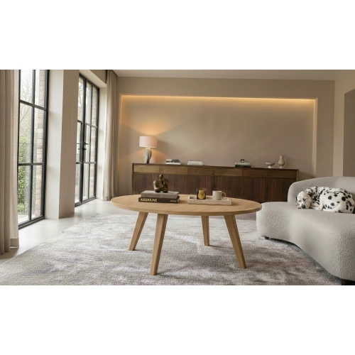 STOLIK KAWOWY z Drewna Litego  Dębowego - Jesionowego  STK-901